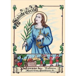 Carte postale Sainte Cécile