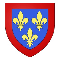 Autocollant blason province Anjou