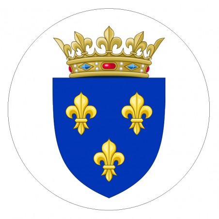 Autocollant Armorial Rois de France après 1376