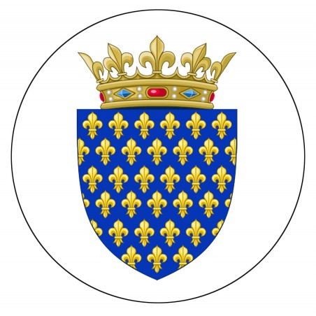 Autocollant Armorial Rois de France avant 1376