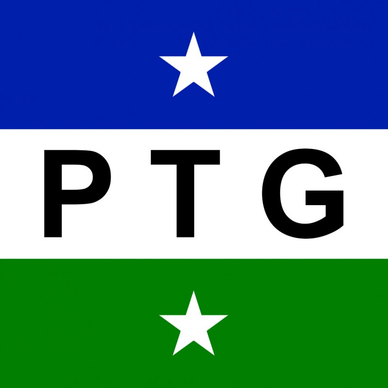 Autocollant étendard ou fanion drapeau de Patagonie. autocollant patagon. Identité patagone. Patagon et fier de l'être.