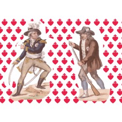 Carte postale François Athanase Charette de la Contrie et le Chouan.