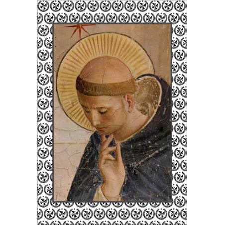 Carte postale Saint Dominique méditant