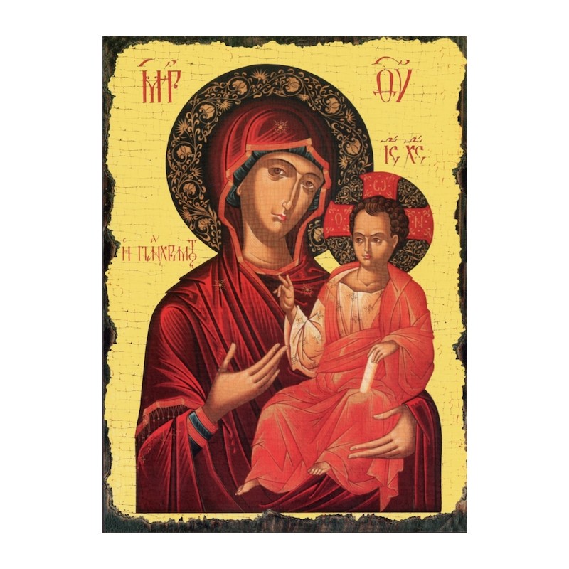 Carte postale Icône Vierge à l'Enfant 2