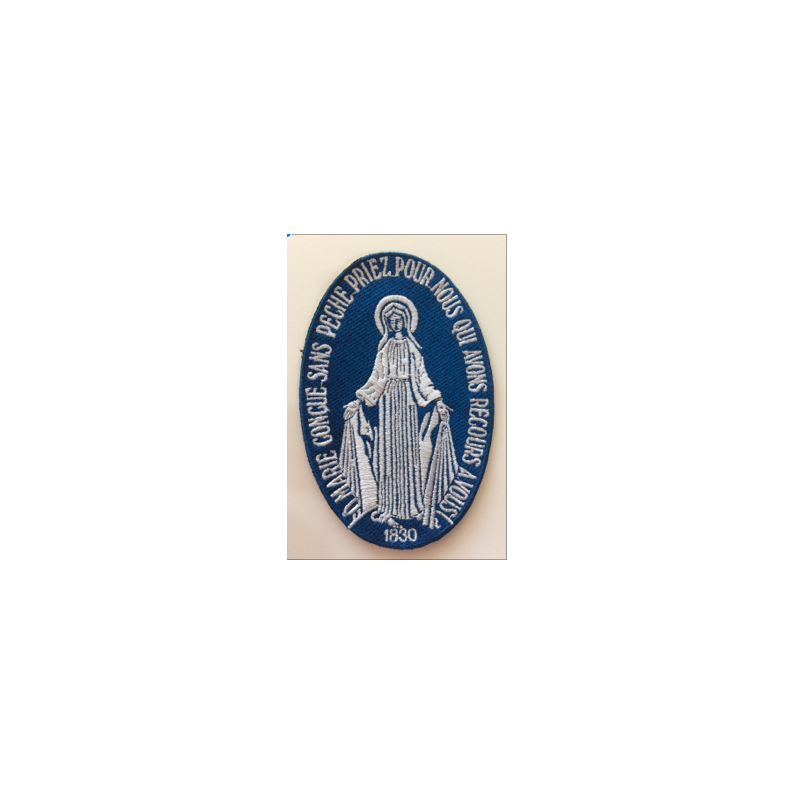 Écusson brodé Sainte Vierge Marie