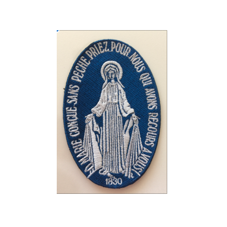 Écusson brodé Sainte Vierge Marie
