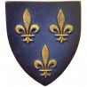 Blason de l'Ile de France en pierre reconstituée