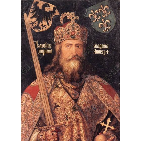Carte postale Saint Charlemagne Empereur