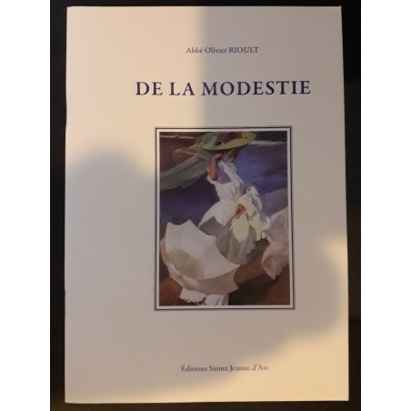 Brochure : DE LA MODESTIE