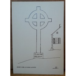 Carte postale croix celtique