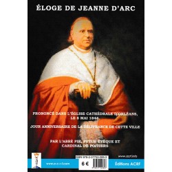 LIVRE : ELOGE DE SAINTE JEANNE D'ARC 1844