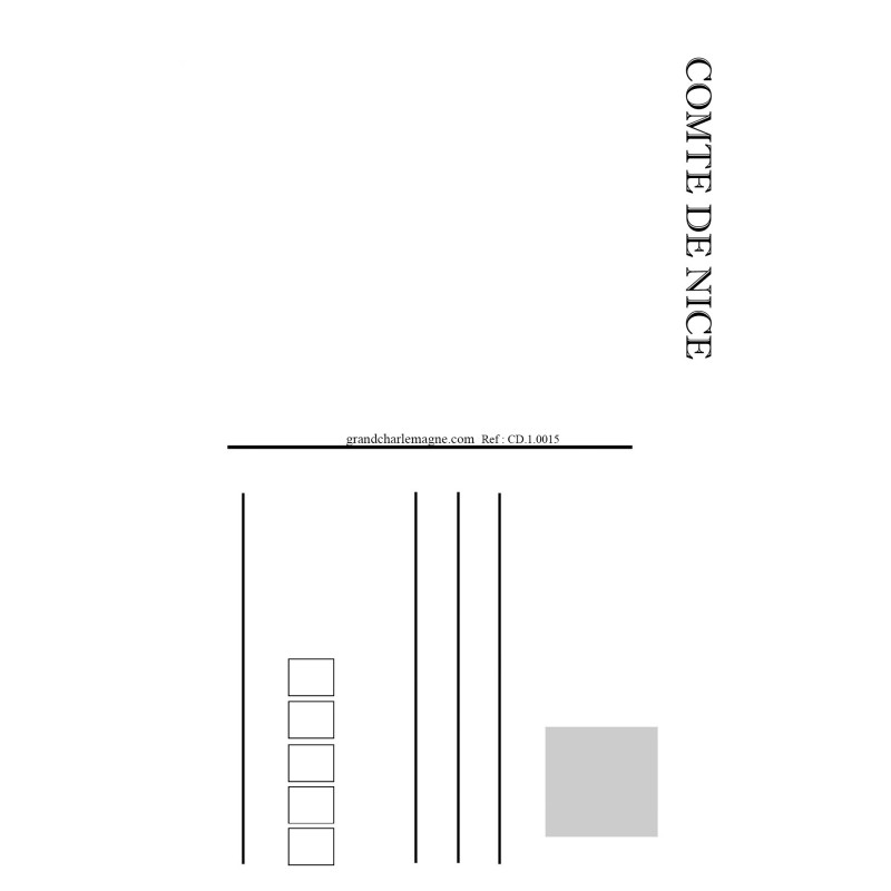 Carte postale Comté de Nice