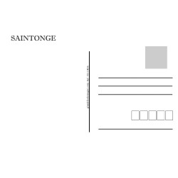 Carte postale Saintonge