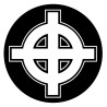 Autocollant croix celtique