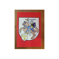 Carte postale Charlemagne à cheval