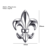 Epinglette, pin’s fleur de lys argent