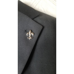 Epinglette, pin’s fleur de lys argent