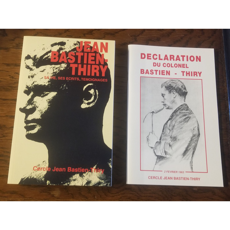 Lot  Livre + plaquette Bastien Thierry