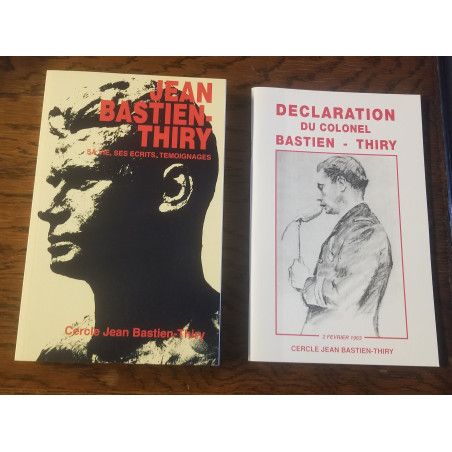 Lot  Livre + plaquette Bastien Thierry