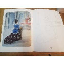 Cahier de coloriage éducatif dames de chevaliers et provinces de France