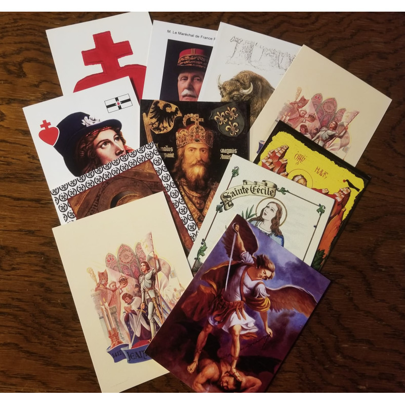 Lot 3, 5, 9, 10 ou 20 cartes