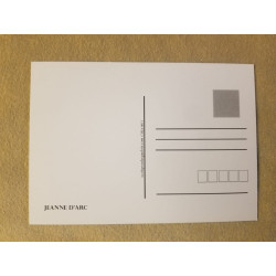 Carte postale sainte Jeanne d'Arc écoute ses voix