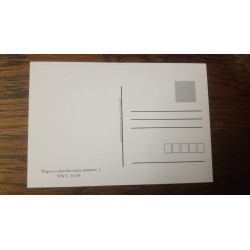 Carte postale wagon sanitaire : guerre de 14/18