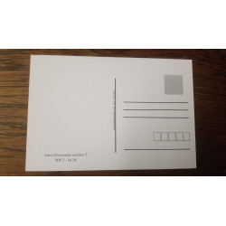 Carte postale gare d'évacuation sanitaire 2 : guerre de 14/18