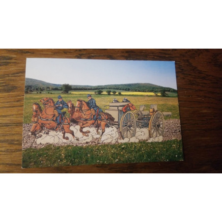 Carte postale canon : guerre de 14/18