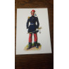Carte postale Officier Zouaves 1832