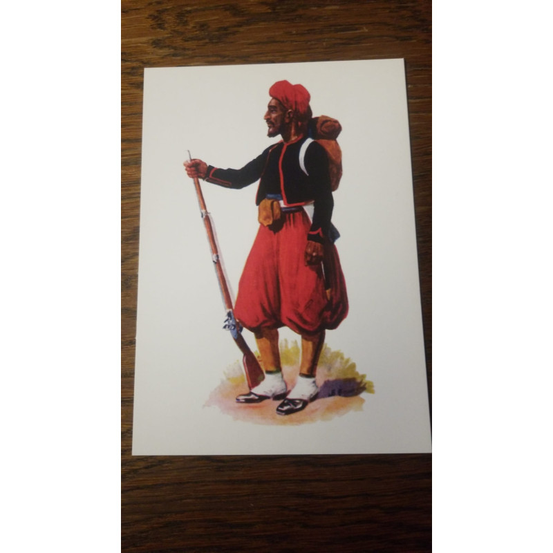 Carte postale  Zouave Indigène 1832