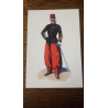 Carte postale Officier (2) Zouaves 1832