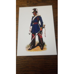 Carte postale Chasseur d'Afrique 1832