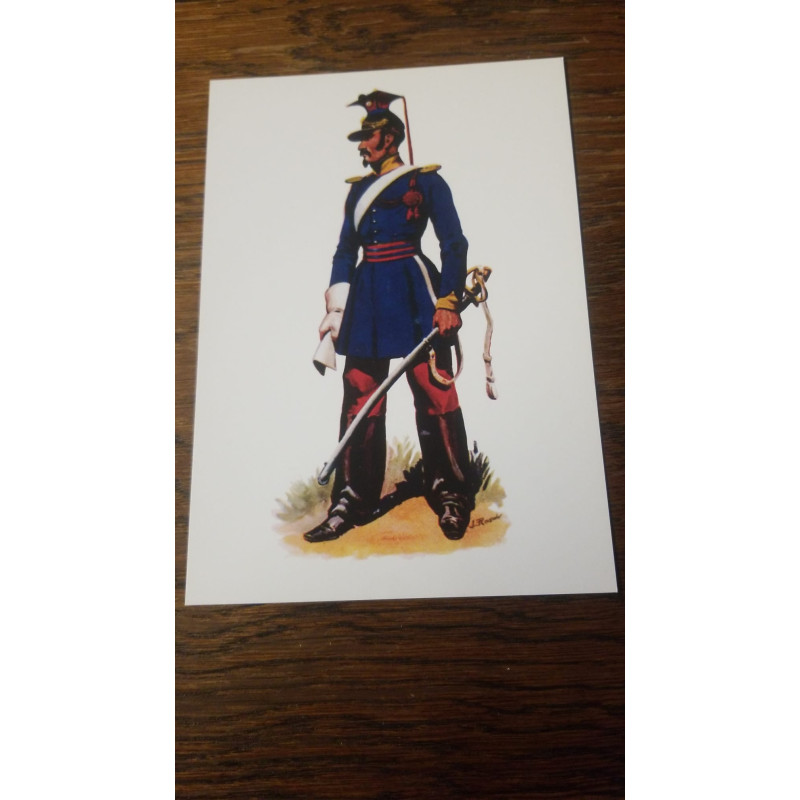 Carte postale Chasseur d'Afrique 1832