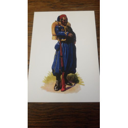 Carte postale Tirailleur 1913