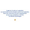 Congés du 12 /08 au 5/09